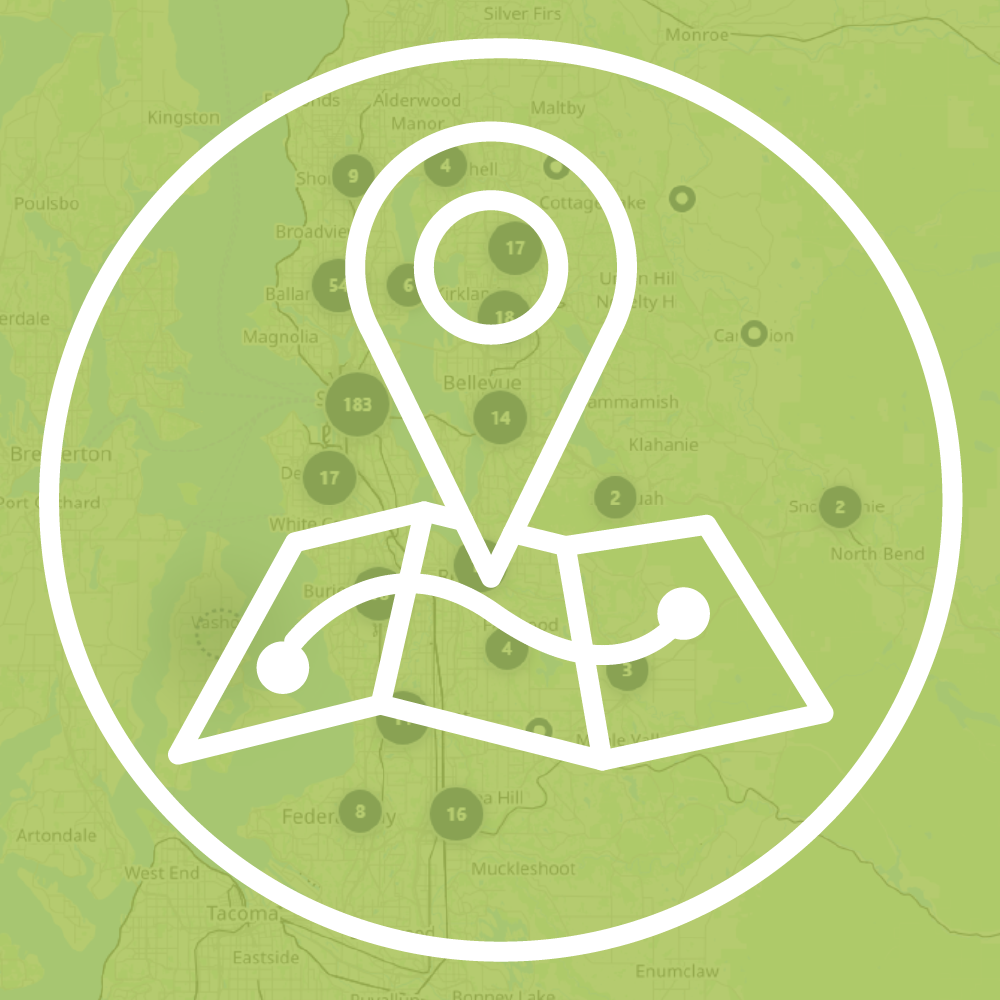 A thumbnail image with an icon depicting services on a map, indicating access to our webpage for our Regional Services Database